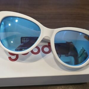 Goodr White and Blue Sunglasses